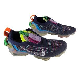 NIKE AIR VAPORMAX 2020 FLYKNIT WOMEN’S SIZE 6.5 DEEP ROYAL BLUE MULTI-COLOR